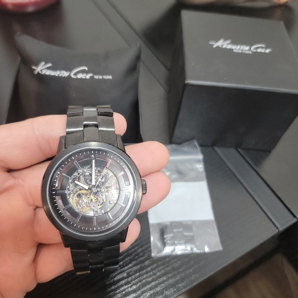 Kenneth Cole skeleton watch